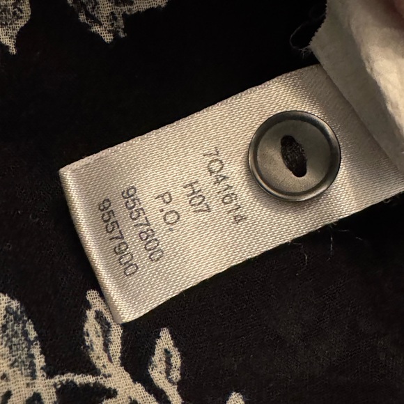 Lucky Brand Black Floral Women's Blouse  (Size: 2X) - Picture 9 of 9